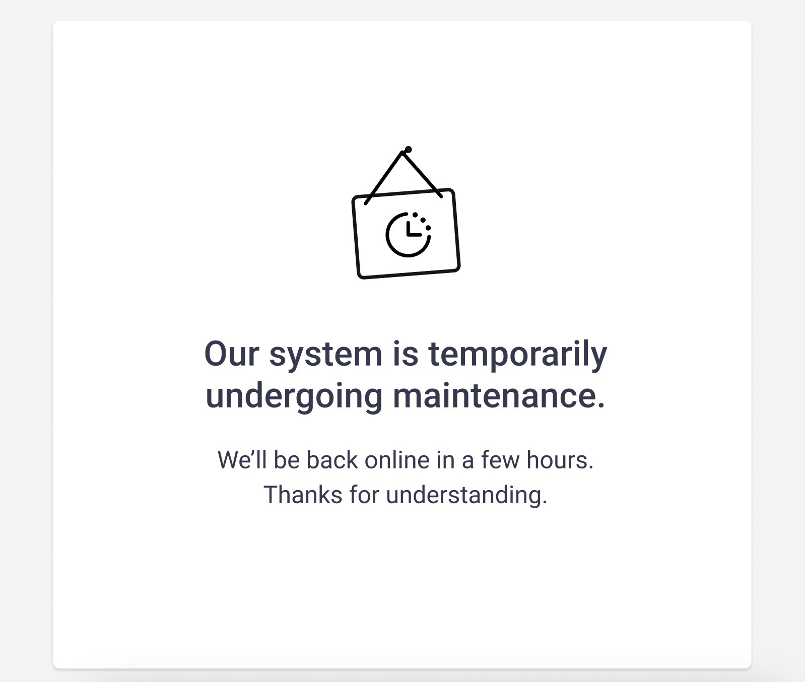 Scheduled System Maintenance Thinkific