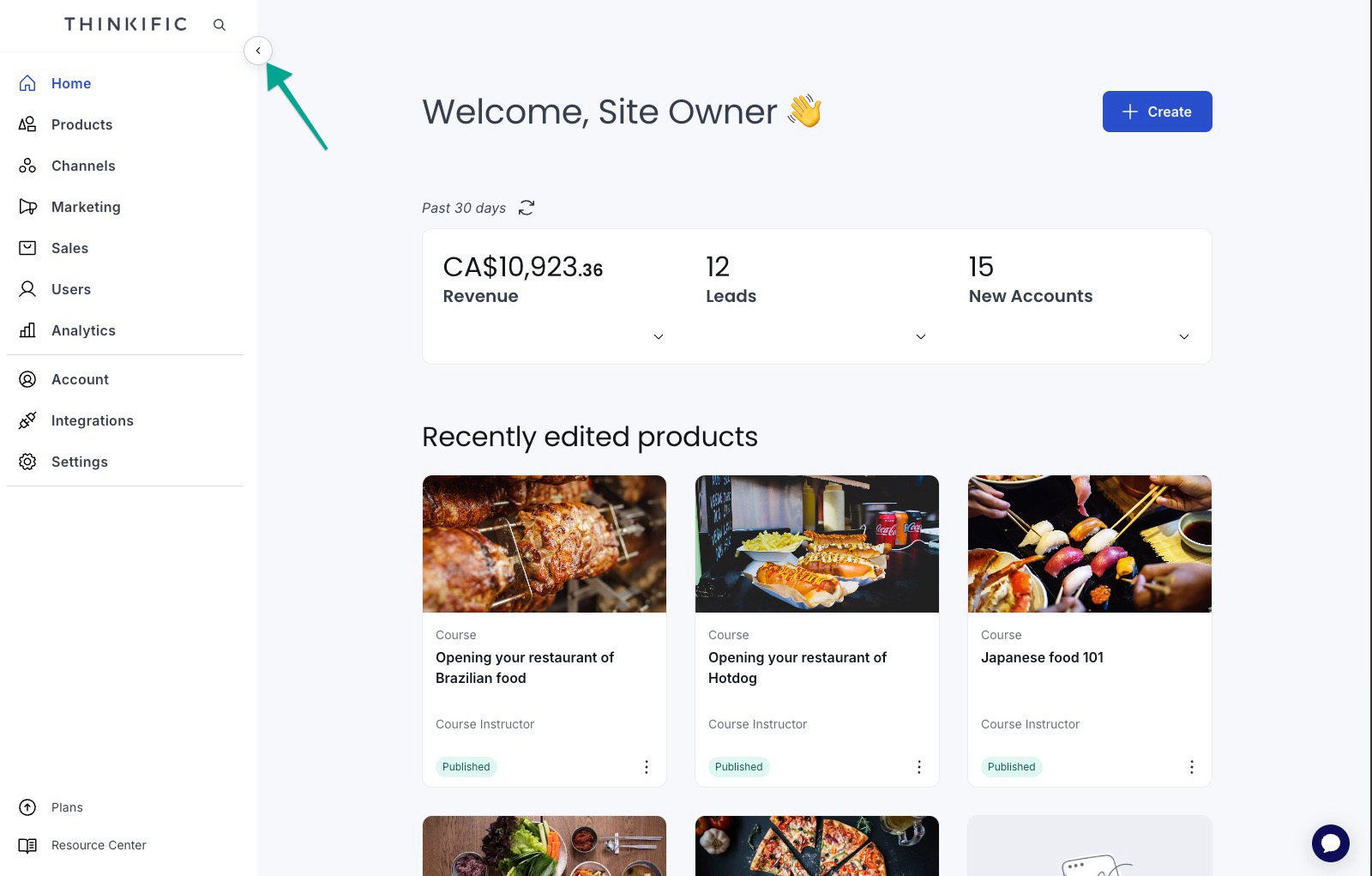 Admin Dashboard - Navigation Menu.jpg