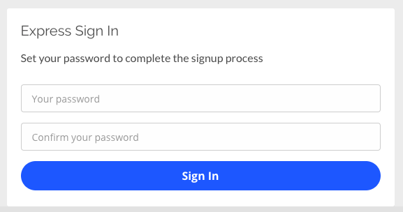 Express Sign In Link – Thinkific