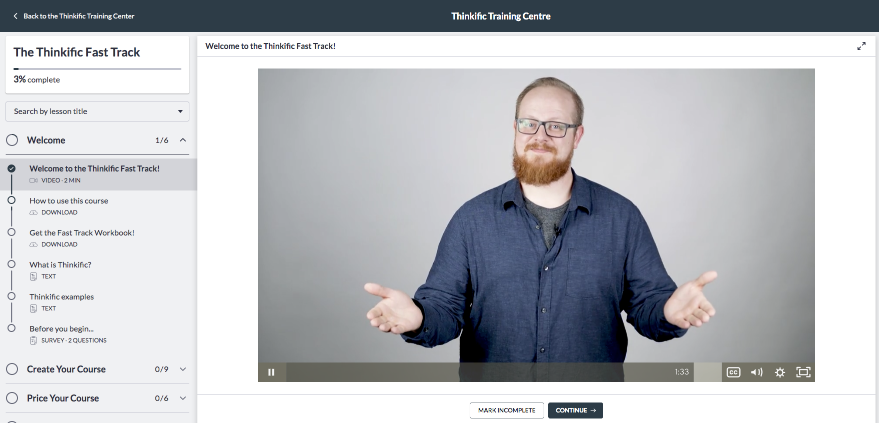 Create a Video Lesson – Thinkific