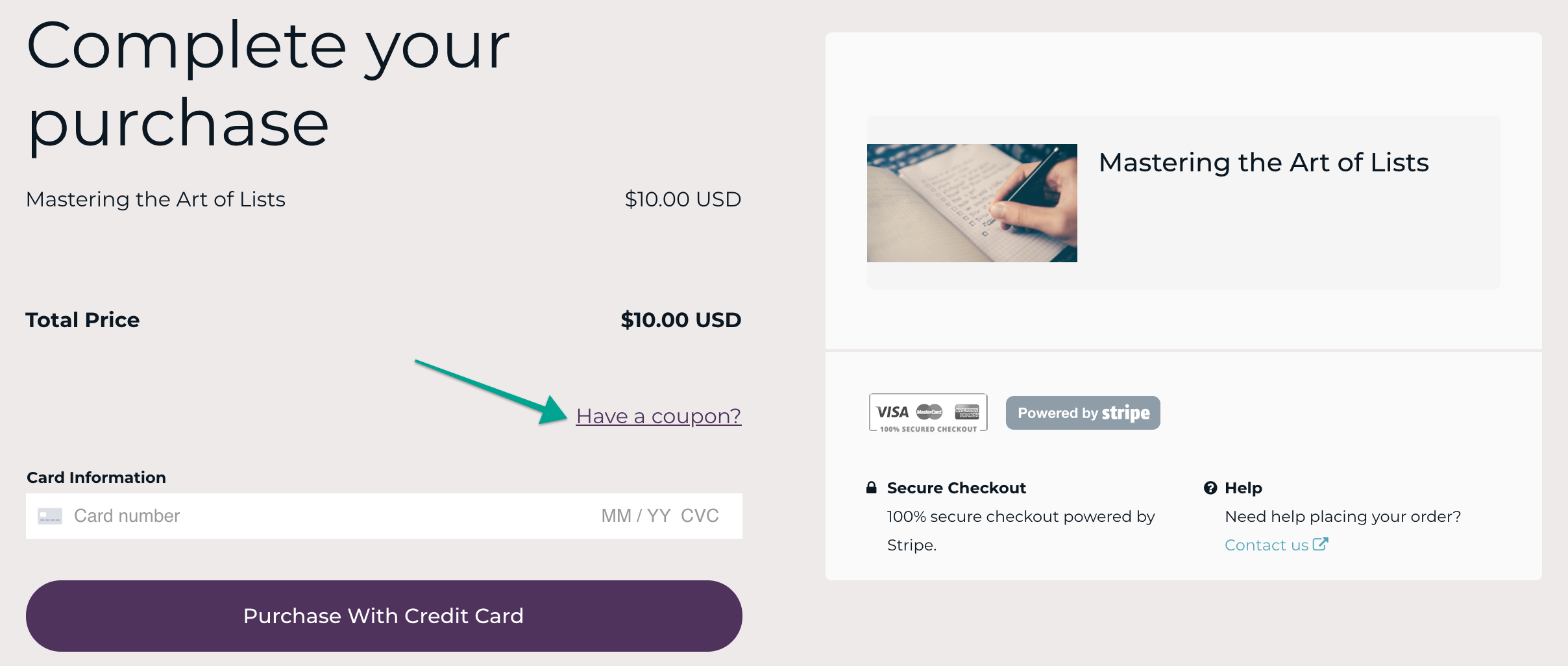 Customize Coupon Text on Your Checkout Page – Thinkific